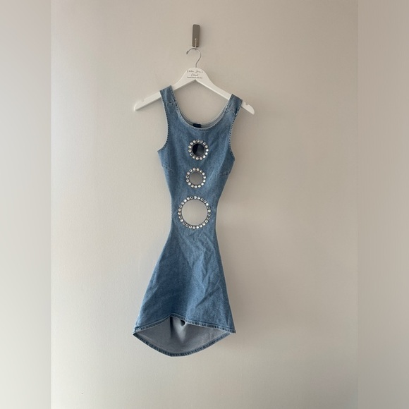 7FAM x ADR Denim Mini Dress XS - Picture 5 of 8